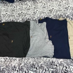 4XB Mens V Neck Ralph Lauren Shirts EUC